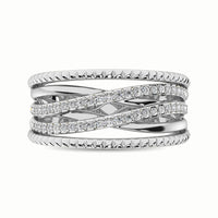 Thumbnail for 14K White Gold 1/3 Ct.Tw. Diamond Fashion Ring