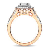 Thumbnail for 14K Two Tone Gold  3/4 Ct.Tw. Diamond Engagement Ring