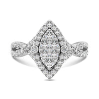 Thumbnail for 14K White Gold  1 Ct.Tw. Diamond Engagement Ring