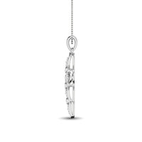 Thumbnail for 14K White Gold 1/5 Ct.Tw. Diamond Cross Pendant