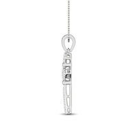 Thumbnail for 14K White Gold 1/5 Ct.Tw. Diamond Cross Pendant