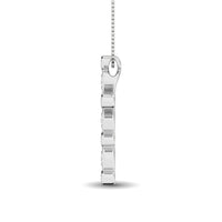 Thumbnail for 14K White Gold 1/4 Ct.Tw. Diamond Cross Pendant