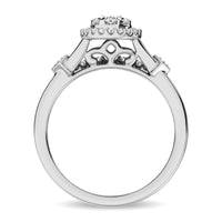Thumbnail for 14K White Gold 1/2 Ctw Diamond Bridal Ring