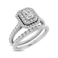 Thumbnail for 14K White Gold 1Ct.Tw. Diamond keyani Bridal Ring