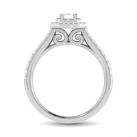 Thumbnail for 14K White Gold 1Ct.Tw. Diamond keyani Bridal Ring