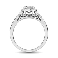 Thumbnail for 10K White Gold 1/2 Ctw Diamond Bridal Ring