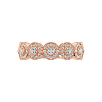 Thumbnail for 14K Rose Gold 1/2 Ct.Tw. Diamond Stackable Band