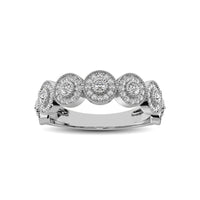 Thumbnail for 14K White Gold 1/2 Ct.Tw. Diamond Stackable Band