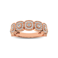 Thumbnail for 14K Rose Gold 5/8 Ct.Tw. Diamond Stackable Band