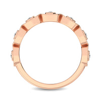 Thumbnail for 14K Rose Gold 5/8 Ct.Tw. Diamond Stackable Band