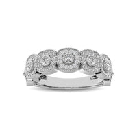 Thumbnail for 14K White Gold 5/8 Ct.Tw. Diamond Stackable Band