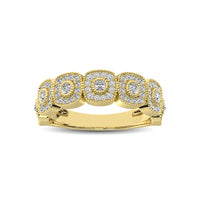 Thumbnail for 14K Yellow Gold 5/8 Ct.Tw. Diamond Stackable Band