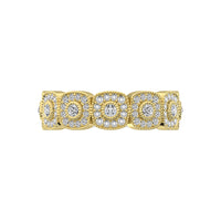 Thumbnail for 14K Yellow Gold 5/8 Ct.Tw. Diamond Stackable Band