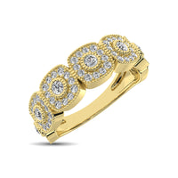 Thumbnail for 14K Yellow Gold 5/8 Ct.Tw. Diamond Stackable Band