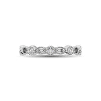 Thumbnail for 14K White Gold 1/6 Ctw Diamond Band