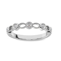 Thumbnail for 14K White Gold 1/6 Ctw Diamond Band