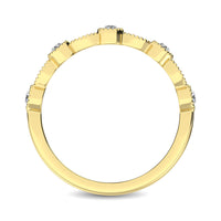 Thumbnail for 14K Yellow Gold 1/6 Ctw Diamond Band