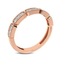 Thumbnail for 14K Rose Gold 1/5 Ctw Diamond Band