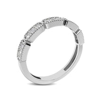 Thumbnail for 14K White Gold 1/5 Ctw Diamond Band
