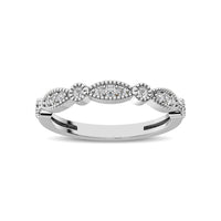Thumbnail for 14K White Gold 1/5 Ctw Diamond Band