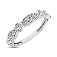 Thumbnail for 14K White Gold 1/5 Ctw Diamond Band