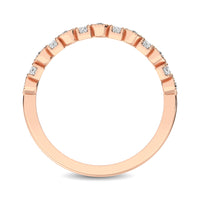 Thumbnail for 14K Rose Gold 1/6 Ctw Diamond Band