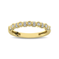 Thumbnail for 14K Yellow Gold 1/6 Ctw Diamond Band