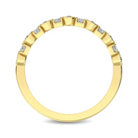 Thumbnail for 14K Yellow Gold 1/6 Ctw Diamond Band