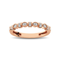 Thumbnail for 14K Rose Gold Marquise Frame 1/6 Ctw Diamond Band