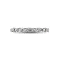 Thumbnail for 14K White Gold Marquise Frame 1/6 Ctw Diamond Band