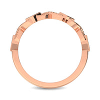 Thumbnail for 14K Rose Gold 1/8 Ctw Diamond Band