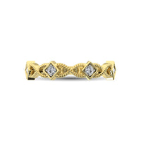 Thumbnail for 14K Yellow Gold 1/8 Ctw Diamond Band