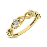 Thumbnail for 14K Yellow Gold 1/8 Ctw Diamond Band