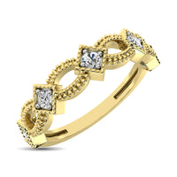 Thumbnail for 14K Yellow Gold 1/6 Ctw Diamond Stackable Band