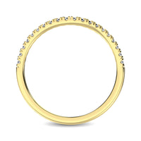 Thumbnail for 14K Yellow Gold 1/6 ctw Contour Band Ring
