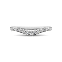 Thumbnail for 14K White Gold 1/3 Ct.Tw. Diamond Curve Band