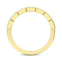 Thumbnail for 14K Yellow Gold 1/4 Ct.Tw. Diamond Straight Buggete Stackable Band