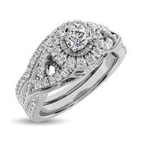 Thumbnail for 10K White Gold 1/2 Ct.Tw. Diamond Bridal Ring