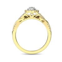 Thumbnail for 10K Yellow Gold 1/2 Ct.Tw. Diamond Bridal Ring