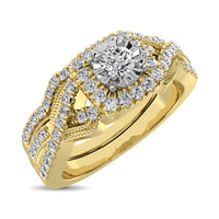 Thumbnail for 10K White Gold 1/2 Ct.Tw. Diamond Bridal Ring