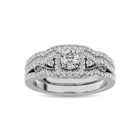 Thumbnail for 10K White Gold 1/2 Ct.Tw. Diamond Bridal Ring