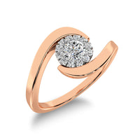 Thumbnail for 10K Rose Gold 1/4 Ct.Tw. Diamond Promise Ring