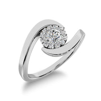 Thumbnail for 10K White Gold 1/4 Ct.Tw. Diamond Promise Ring