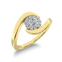 Thumbnail for 10K Yellow Gold 1/4 Ct.Tw. Diamond Promise Ring