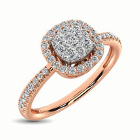 Thumbnail for 14K Rose Gold 1/3 Ct.Tw. Diamond Fashion Ring