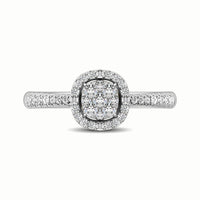 Thumbnail for 14K White Gold 1/3 Ct.Tw. Diamond Fashion Ring