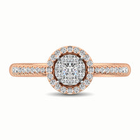 Thumbnail for 14K Rose Gold 1/3 Ct.Tw. Diamond Fashion Ring