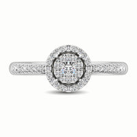 Thumbnail for 14K White Gold 1/3 Ct.Tw. Diamond Fashion Ring