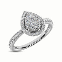Thumbnail for 14K White Gold 2/5 Ct.Tw. Diamond Fashion Ring