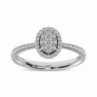 Thumbnail for 14K White Gold 3/8 Ct.Tw. Diamond Fashion Ring
